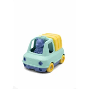 LE CAMION POUBELLE TURQUOISE DE MR RENARD - LE JOUET SIMPLE