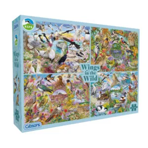 PUZZLE GIBSONS - RSPB : AILES DANS LA NATURE - 4 X 500 PIECES