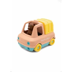 LE CAMION POUBELLE PECHE PETIT OURS BRUN - LE JOUET SIMPLE