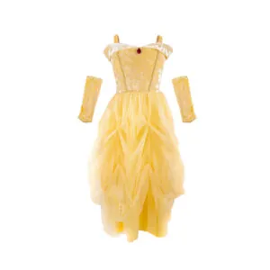 ROBE PRINCESSE VELOURS LA REINE A LA ROSE 5/6 ANS - GREAT PRETENDERS
