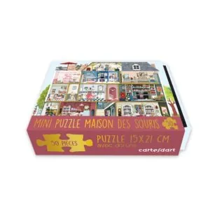 MINI PUZZLE CARTES D'ART : MAISON DES SOURIS - 50 PIECES