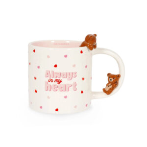 TASSE EN GRES TEDDY BEAR TOO CUTE TO HANDLE - LEGAMI