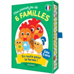 JEU DE CARTES - MON PREMIER JEU DE 6 FAMILLES - AUZOU