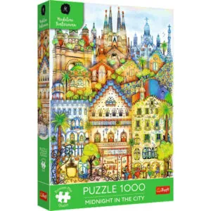 PUZZLE TREFL - M. TANTAREANU : MINUIT A BARCELONE - 1000 PIECES