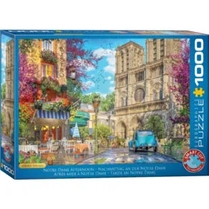 PUZZLE EUROGRAPHICS - D. DAVISON : APRES-MIDI A NOTRE-DAME DE PARIS - 1000 PIECES