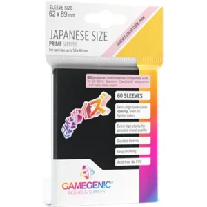 GG - PRIME JAPAN. SIZ. SLEEVES BLACK 62X89
