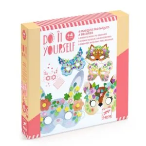 DIY MASQUES MOSAIQUES - ANIMAUX DE LA FORET - DJECO