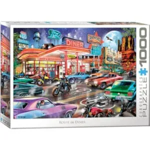 PUZZLE EUROGRAPHICS : ROUTE 66 DINER - 1000 PIECES