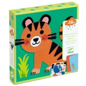 COFFRET TABLEAUX DE FEUTRINE - ANIMAUX TOUT DOUX - DJECO