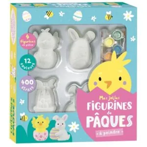 COFFRET MES JOLIES FIGURINES DE PAQUES A PEINDRE - AUZOU
