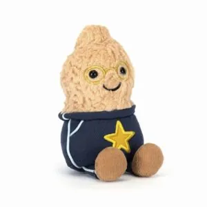 PELUCHE CACAHUETE EN TENUE D'ETUDIANT STAR - JELLYCAT