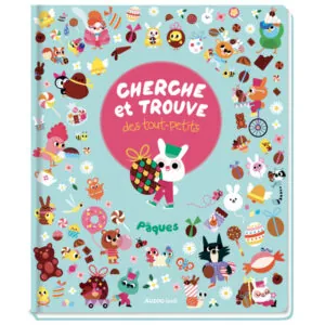 LIVRE CHERCHE ET TROUVE DES PETITS PAQUES - AUZOU