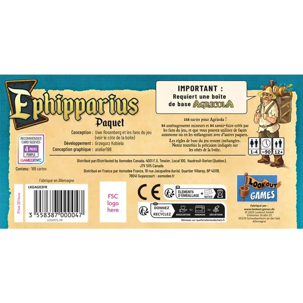 AGRICOLA- EPHIPPARIUS DECK