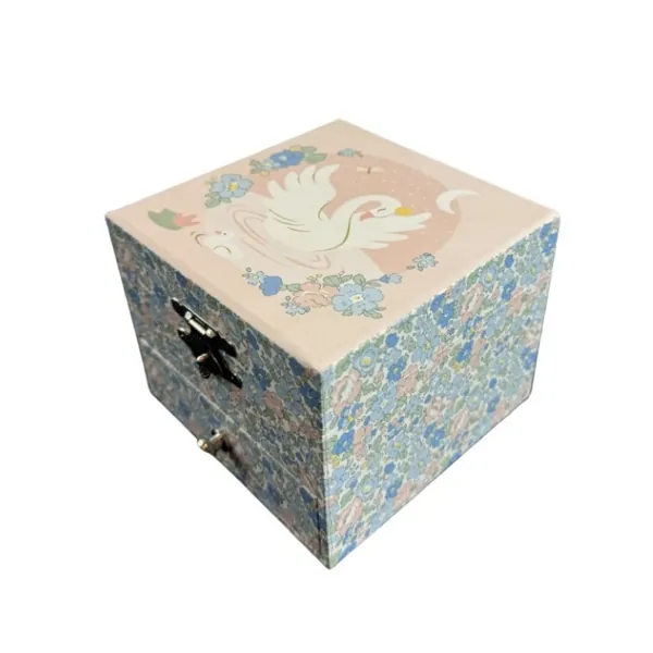 BOITE A MUSIQUE CUBE PRINCESSE CYGNE - TROUSSELIER