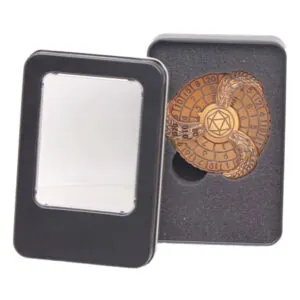 Dés Métal Spinner- Gold avec boite Metal