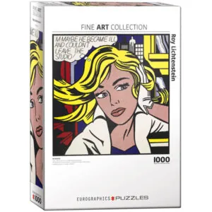 PUZZLE EUROGRAPHICS BEAUX ARTS - R. LICHTENSTEIN : M-MAYBE - 1000 PIECES