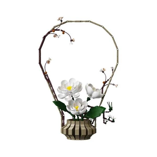 KIT DE CONSTRUCTION CADA - ART FLORAL ORIENTAL HIVER - 990 PIECES – Image 2