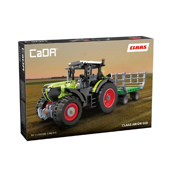 KIT DE CONSTRUCTION CADA - TRACTEUR MINI CLASS ARION 660 - 448 PIECES