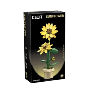 KIT DE CONSTRUCTION CADA - ART FLORAL TOURNESOL - 187 PIECES