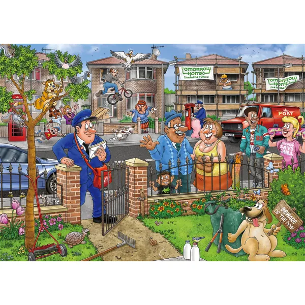 PUZZLE WASGIJ - DESTINY 31 : LIVRAISON A DOMICILE - 1000 PIECES – Image 2
