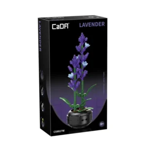 KIT DE CONSTRUCTION CADA - ART FLORAL LAVANDE - 205 PIECES