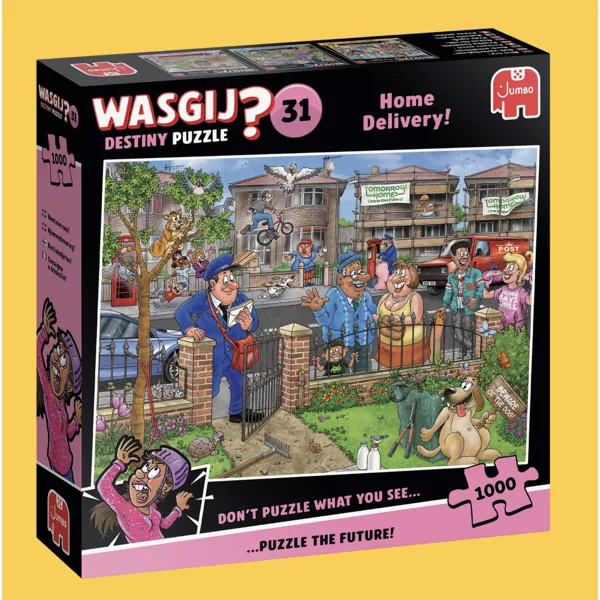 PUZZLE WASGIJ - DESTINY 31 : LIVRAISON A DOMICILE - 1000 PIECES