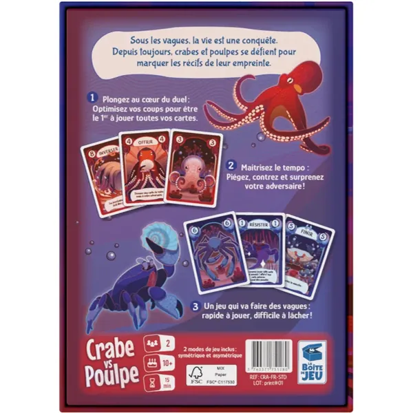 CRABE VS POULPE