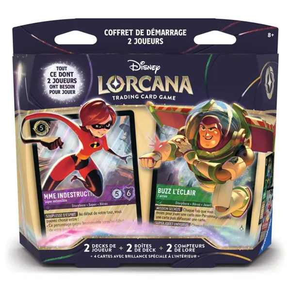 DISNEY LORCANA - CONTRÉES INCONNUES - COFFRET DE DÉMARRAGE