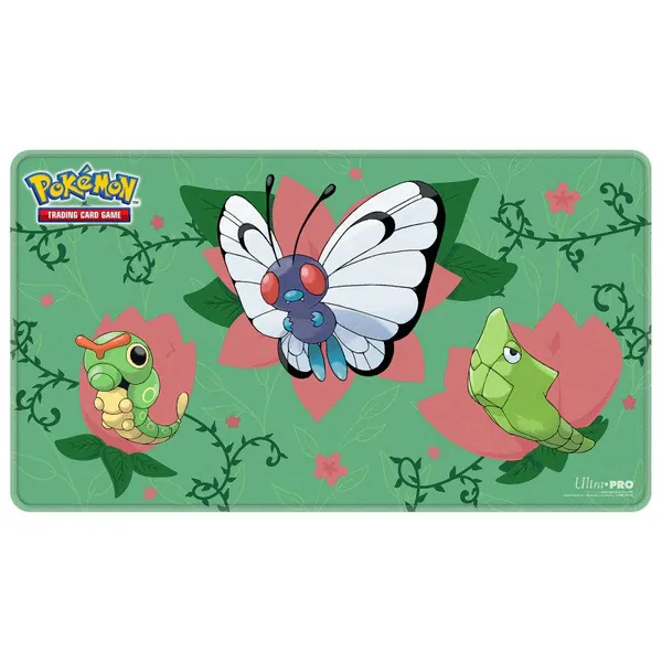 POKEMON - PLAYMAT STITCHED - CATERPIE EVOLUTIONS