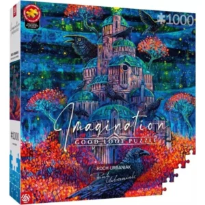 PUZZLE GOOD LOOT IMAGINATION - R. URBANIAK : FORTERESSE DE LA REINE CORBEAU - 1000 PIECES