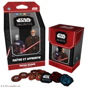 STAR WARS UNLIMITED - TWIN SUNS DECK - MAÎTRE ET APPRENTIE