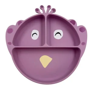 ASSIETTE A COMPARTIMENTS AVEC VENTOUSE MRS PEACOCK - TRIXIE BABY
