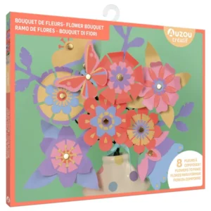 POCHETTE ARTISTE BOUQUET FLEURS - AUZOU
