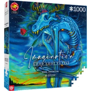 PUZZLE GOOD LOOT IMAGINATION - KAMIL JAKOBCZAK : LOUP BLANC - 1000 PIECES