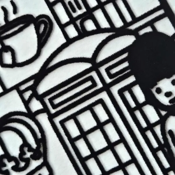 POCHETTE 4 COLORIAGES VELOURS LES VILLES DU MONDE + HISTOIRE ECRITE ET AUDIO - LUDOCOLOR – Image 3
