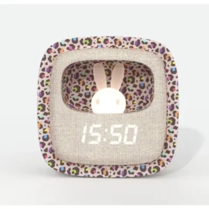 REVEIL BILLY CLOCK - ARC EN CIEL LEOPARD - MOBILITY ON BOARD