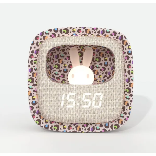 REVEIL BILLY CLOCK - ARC EN CIEL LEOPARD - MOBILITY ON BOARD