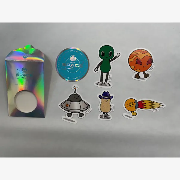 PELUCHE CACAHUETE EN TENUE DE RODEO DE L'ESPACE + STICKERS EXCLUSIFS ESPACE - JELLYCAT – Image 2