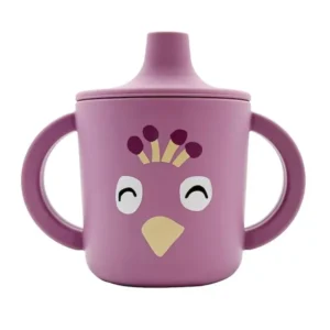 TASSE APPRENTISSAGE SILICONE MRS PEACOCK - TRIXIE BABY