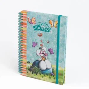 CAHIER A5 A SPIRALE ELASTIQUE DIDDL