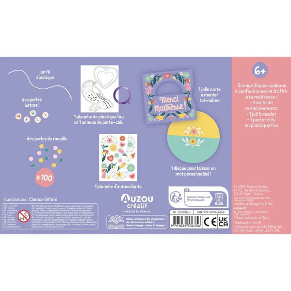 MA POCHETTE D'ARTISTE - MERCI MAITRESSE - AUZOU – Image 6
