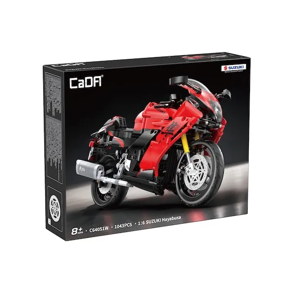 KIT DE CONSTRUCTION CADA - MOTO SUZUKI HAYABUSA 1:6 - 1043 PIECES