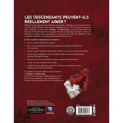 VAMPIRE LA MASCARADE V5- UN AMOUR SANGLANT