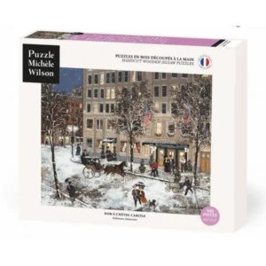 PUZZLE BOIS WILSON - F. DELACROIX : SOIR A L'HOTEL CARLYLE - 500 PIECES