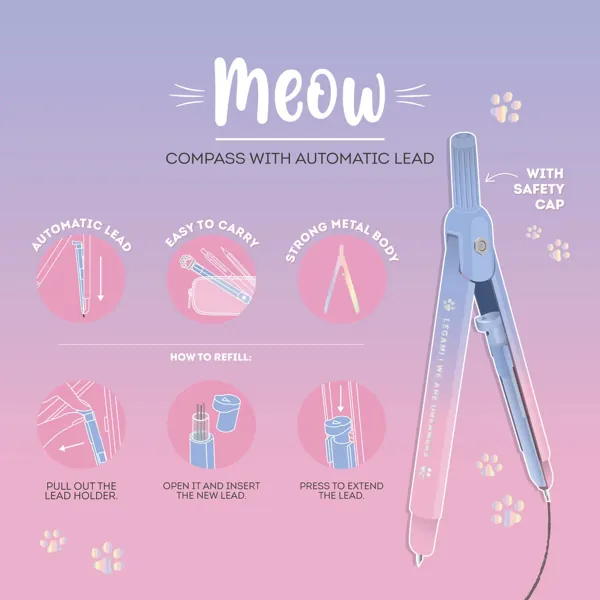COMPAS MINE AUTOMATIQUE KITTY - LEGAMI – Image 6
