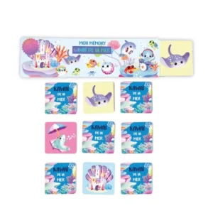 MON MEMORY IMAGIER KAWAI DE LA MER - CARTES D'ART