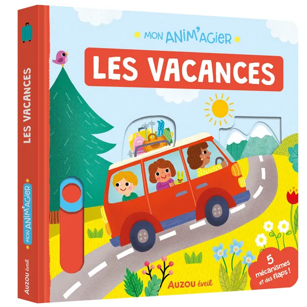 LIVRE MON ANIM'AGIER LES VACANCES - AUZOU