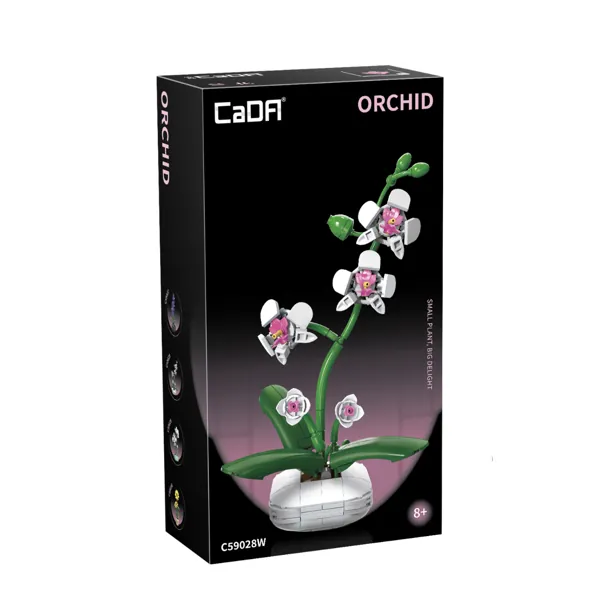 KIT DE CONSTRUCTION CADA - ART FLORAL ORCHIDEE - 237 PIECES