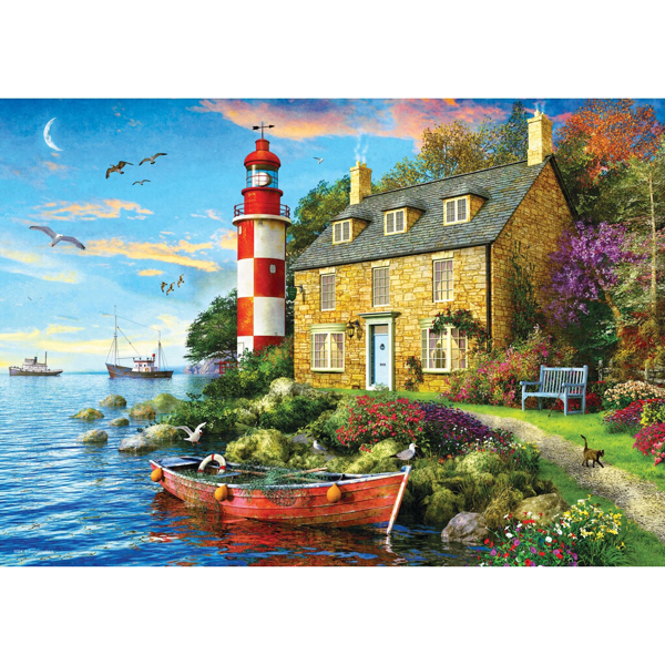 PUZZLE EUROGRAPHICS CONNECTING : LE PHARE DU CHALET - 104 PIECES – Image 2