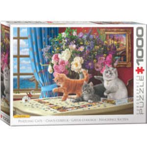 PUZZLE EUROGRAPHICS : CHATS CURIEUX - 1000 PIECES